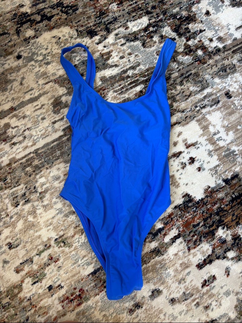 Electric Blue One-Piece Swimsuit